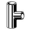 Viega Raccord à soudre pièce t 15 mm. cuivre rouge GA81751