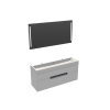 Bruynzeel Mino badmeubelset 120x56x38cm met spiegel glans wit GA10237 Bruynzeel Mino badmeubelset 120x56x38cm met spiegel glans wit GA10237