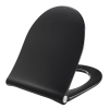 Pressalit Sway d closetzitting met deksel softclosing quickrelease zwart GA46425 Pressalit Sway d closetzitting met deksel softclosing quickrelease zwart GA46425