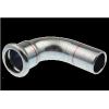 Vsh Xpress coude 90 degrés 42 x 42 mmpers x spigot c1411 acier galvanisé GA47151