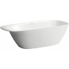 Laufen Ino kunststof bad Solid Surface vrijstaand ovaal 180x80x52cm incl. click clack waste wit SW28257 Laufen Ino kunststof bad Solid Surface vrijstaand ovaal 180x80x52cm incl. click clack waste wit SW28257