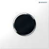 Geberit type 10 plaque de commande pour urinoir - batterie - bouton rond - Blanc alpin 0701977