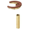 Hansgrohe Schachtbevestigingsset Compleel - messing (goud) GA52903