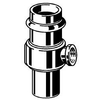 Viega Sanpress Pièce en T en bronze 28 x 1 4 bi. x 28 mm GA70468