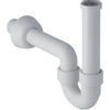 Geberit PP buissifon - voor wastafel en bidet - 5/4" - D - 40mm - waterslothoogte - 70mm - kunststof - wit SW30047