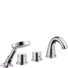 AXOR Starck Mélangeur thermostatique bain sur gorge à 4 trous set couleurs chrome 0455202 AXOR Starck Mélangeur thermostatique bain sur gorge à 4 trous set couleurs chrome 0455202