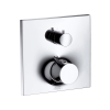 AXOR Massaud afdekset voor thermostaat met stop omstelkraan Chroom GA79858 AXOR Massaud afdekset voor thermostaat met stop omstelkraan Chroom GA79858