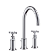 AXOR Montreux 3 gats wastafelkraan met waste Chroom GA65333 AXOR Montreux 3 gats wastafelkraan met waste Chroom GA65333