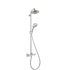 Hansgrohe Raindance Select 240 AIR Showerpipe: met douchekraan en EcoSmart hoofddouche met 3jet ecosmart handdouche chroom 0450882 Hansgrohe Raindance Select 240 AIR Showerpipe: met douchekraan en EcoSmart hoofddouche met 3jet ecosmart handdouche chroom 0450882