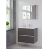 Bruynzeel Miko badmeubelset 81x66x51cm met spiegel grafiet GA42466 Bruynzeel Miko badmeubelset 81x66x51cm met spiegel grafiet GA42466