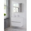 Bruynzeel Miko badmeubelset 81x66x51cm met spiegelkast mat wit GA18026 Bruynzeel Miko badmeubelset 81x66x51cm met spiegelkast mat wit GA18026