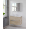 Bruynzeel Miko badmeubelset 81x66x51cm met spiegelkast bardolino GA15699 Bruynzeel Miko badmeubelset 81x66x51cm met spiegelkast bardolino GA15699