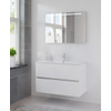 Bruynzeel Miko badmeubelset 101x66x51cm met spiegel mat wit SW20724 Bruynzeel Miko badmeubelset 101x66x51cm met spiegel mat wit SW20724