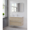 Bruynzeel Miko badmeubelset 101x66x51cm met spiegelkast bardolino GA14409 Bruynzeel Miko badmeubelset 101x66x51cm met spiegelkast bardolino GA14409