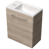Royal Plaza Kalaoa meuble 40cm porte ouvre vers la gauche avec lavabo céramique Chêne gris GA26395 Royal Plaza Kalaoa meuble 40cm porte ouvre vers la gauche avec lavabo céramique Chêne gris GA26395