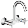 Hansgrohe Logis classic wand keukenkraan met hoge uitloop chroom GA49493 Hansgrohe Logis classic wand keukenkraan met hoge uitloop chroom GA49493