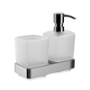 Emco Loft glashouder zeepdispenser chroom GA42653 Emco Loft glashouder zeepdispenser chroom GA42653
