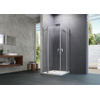 Huppe Design pure draaideur 90x190cm met segment matzilver antiplaque glas GA11390 Huppe Design pure draaideur 90x190cm met segment matzilver antiplaque glas GA11390