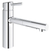 Grohe Concetto 1 gats keukenkraan met medium uitloop met uittrekbare dual spray chroom 0467943 Grohe Concetto 1 gats keukenkraan met medium uitloop met uittrekbare dual spray chroom 0467943