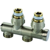 VSH Variocon FE1 2 pijps onderblok 1/2x3/4 haaks/recht afsluitbaar met aftap 7451684 VSH Variocon FE1 2 pijps onderblok 1/2x3/4 haaks/recht afsluitbaar met aftap 7451684