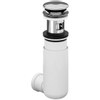 Villeroy & Boch Toebehoren easyaccess sifon - met push open plug - chroom (glans wit) SW28605