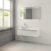 Bruynzeel Giro badmeubelset 120x49x46cm met spiegel bovenblad glans wit GA10847 Bruynzeel Giro badmeubelset 120x49x46cm met spiegel bovenblad glans wit GA10847