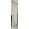 Bruynzeel Cilo 3-delige schuifdeur 100x195cm m/vast paneel aluminium/helder clean SW101797 Bruynzeel Cilo 3-delige schuifdeur 100x195cm m/vast paneel aluminium/helder clean SW101797