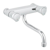 Grohe Costa L wandkraan met onderuitloop chroom 0440161 Grohe Costa L wandkraan met onderuitloop chroom 0440161