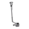 Geberit Uniflex PushControl badafvoer- en overloopcombinatie hoog met waste met drukknop aansluiting afvoer ø40mm glans verchroomd 0711047 Geberit Uniflex PushControl badafvoer- en overloopcombinatie hoog met waste met drukknop aansluiting afvoer ø40mm glans verchroomd 0711047