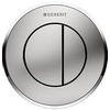 Geberit Type10 2 knops pneumatische inbouw drukker chroom mat chroom GA17481 Geberit Type10 2 knops pneumatische inbouw drukker chroom mat chroom GA17481