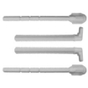 Geberit set stelschroeven/bev./bedieningstift voor bedieningsplaat 0704075