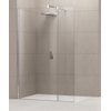 Novellini Giada partie pivotante gauche pour douche à l'italienne 37x195cm chrome-bande satinée SW93622