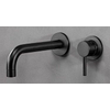 vtwonen Curve Set de finition pour robinet de lavabo mural bec 20cm avec rosaces Charcoal SW374034 vtwonen Curve Set de finition pour robinet de lavabo mural bec 20cm avec rosaces Charcoal SW374034