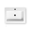 Bruynzeel Bando/Combo Composiet wastafel 60x10x45cm 1 kraangat wit GA11762 Bruynzeel Bando/Combo Composiet wastafel 60x10x45cm 1 kraangat wit GA11762