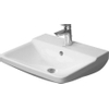 Duravit P3 comforts wastafel 55x45.5 cm 1x kraangat met overloop w.gliss wit SW88253 Duravit P3 comforts wastafel 55x45.5 cm 1x kraangat met overloop w.gliss wit SW88253