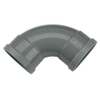 Wavin PVC manchet bocht 90° mof/mof 110mm SN8 2110121