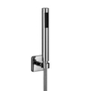Villeroy en Boch Cult handdoucheset met handdouche met slang 125cm met wandhouder chroom 0272637 Villeroy en Boch Cult handdoucheset met handdouche met slang 125cm met wandhouder chroom 0272637