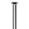 Schell tube de raccordement 10mmx300mm avec collerette 3/8 chrome GA75005