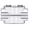 Heimeier Multilux cache chromé GA54573