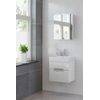 Bruynzeel Mino badmeubelset 50x56x38cm met spiegelkast glans wit GA10117 Bruynzeel Mino badmeubelset 50x56x38cm met spiegelkast glans wit GA10117