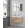 Bruynzeel Mino badmeubelset 80x56x38cm met spiegel bardolino GA10167 Bruynzeel Mino badmeubelset 80x56x38cm met spiegel bardolino GA10167