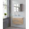 Bruynzeel Mino badmeubelset 80x56x38cm met spiegelkast bardolino GA10137 Bruynzeel Mino badmeubelset 80x56x38cm met spiegelkast bardolino GA10137