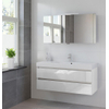 Bruynzeel Palitano badmeubelset 120x56.5x46cm spiegelkast glans wit GA10412 Bruynzeel Palitano badmeubelset 120x56.5x46cm spiegelkast glans wit GA10412