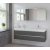 Bruynzeel Palitano badmeubelset 160x56.5x46cm spiegelkast grafiet GA10418 Bruynzeel Palitano badmeubelset 160x56.5x46cm spiegelkast grafiet GA10418