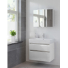 Bruynzeel Passo badmeubelset 75x69.8x46cm spiegelkast glans wit GA12043 Bruynzeel Passo badmeubelset 75x69.8x46cm spiegelkast glans wit GA12043