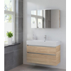 Bruynzeel Passo badmeubelset 100x69.8x46cm spiegelkast bardolino GA11889 Bruynzeel Passo badmeubelset 100x69.8x46cm spiegelkast bardolino GA11889