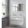 Bruynzeel Pinto badmeubelset 100x65.3x46cm spiegel glans wit GA12251 Bruynzeel Pinto badmeubelset 100x65.3x46cm spiegel glans wit GA12251