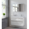 Bruynzeel Pinto badmeubelset 100x65.3x46cm spiegelkast glans wit GA12222 Bruynzeel Pinto badmeubelset 100x65.3x46cm spiegelkast glans wit GA12222