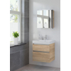 Bruynzeel Pinto Meuble avec armoire miroir avec éclairage led 60cm avec lavabo bardolino GA12316 Bruynzeel Pinto Meuble avec armoire miroir avec éclairage led 60cm avec lavabo bardolino GA12316