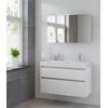 Bruynzeel Pinto badmeubelset 100x65.3x46cm spiegelkast mat wit GA12223 Bruynzeel Pinto badmeubelset 100x65.3x46cm spiegelkast mat wit GA12223